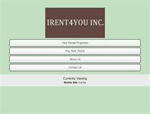 Tablet Screenshot of irent4you.com